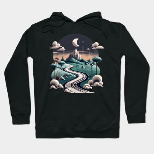 Dawn on the Mountain Trail Hoodie